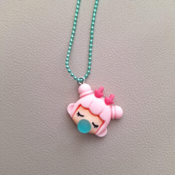 Meiden ketting - Pink girl