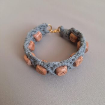 Macrame armband met naam