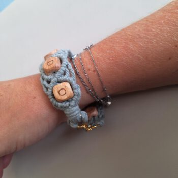 Macramé armband met naam - Image 3