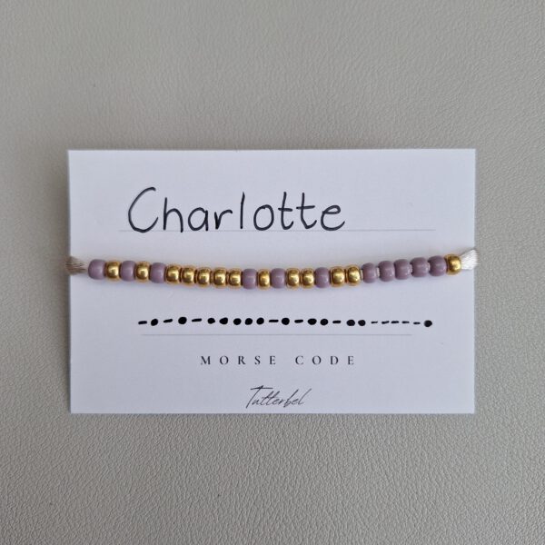 Morse code armband