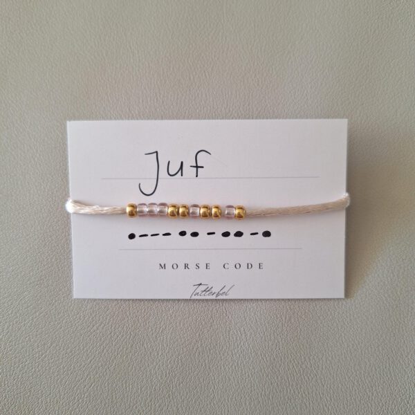 Morse code Juf