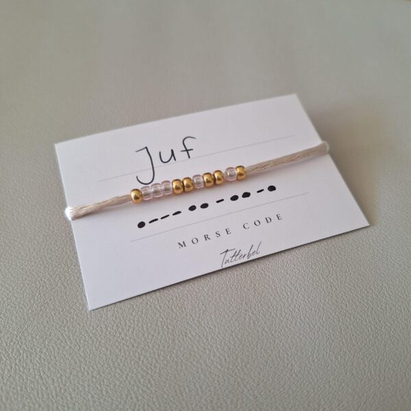 Morse code Juf
