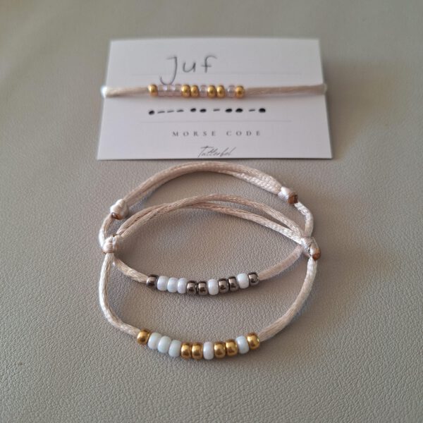 Morse code Juf