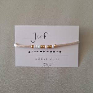 Morse code Juf