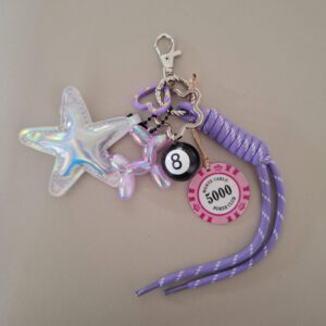 Tassenhanger - Lucky purple
