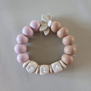 Bijtring met naam | Zia