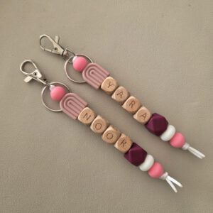 Sleutelhanger met naam | Rainbow high