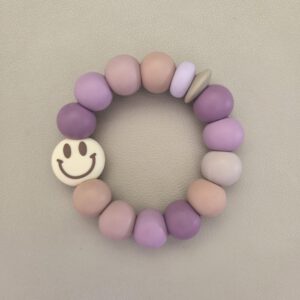 Bijtring Smiley | Lavendel